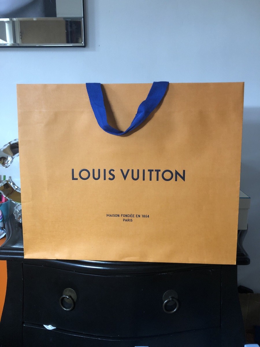 LOUIS VUITTON 紙袋 🎁Designer Louis Vuitton Paper Shopping Gift Bag Size Medium | eBay