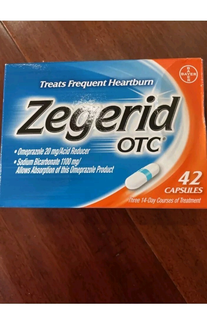 Zegerid OTC Heartburn Relief 20mg Capsule 42 Count EcoSmart Food