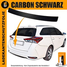 Lackschutzfolie Ladekantenschutz Für Toyota Auris Kombi 2013-2019 Carbon Schwarz