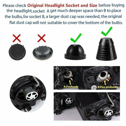 4 Bulbs 6000K For Honda Civic 2006-2011 LED Headlight Kit Combo High Low Beam - Foto 2 di 13
