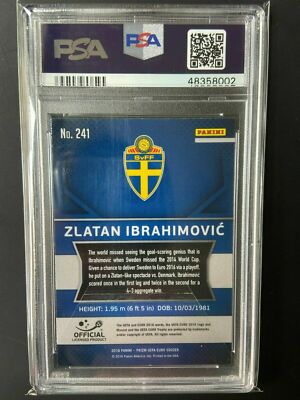 ルナトーン チャンピオンロード PSA9 世界に1枚 Zlatan Ibrahimovic 2016 Prizm UEFA Euro #241 Sweden PSA 9 MINT | eBay