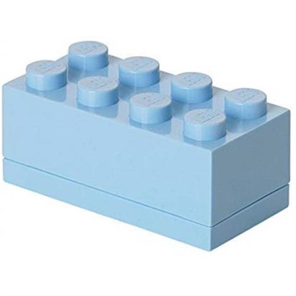 Мини-коробка LEGO 8 Hellblau Lunchbox Коробка для хранения закусок 8 Noppen Baustein 2390₽