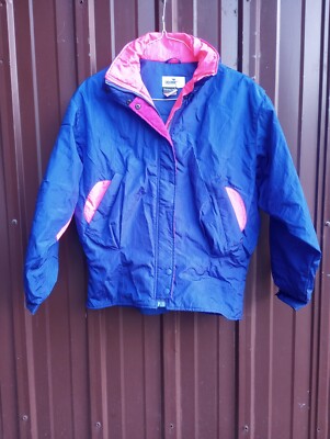 VTG Obermeyer Ski Jacket Womens 12 Style Black Magic Winter Vintage Retro 80s