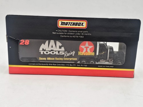 MATCHBOX MAC TOOLS RACING HAVOLINE DAVY ALISON #28 RACING TRANSPORTER - Picture 3 of 3
