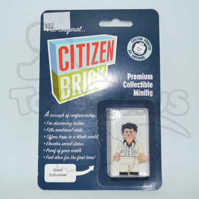 CITIZEN BRICK Disco Enthusiast Custom Pad Printed Minifigure John Travolta