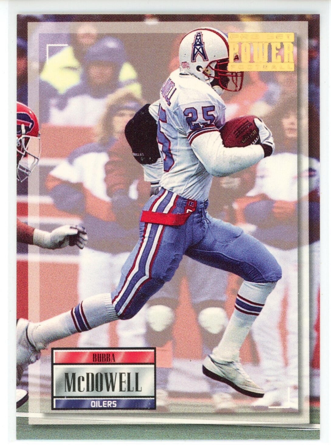 1993 Pro Set Power Gold Foil #125 Bubba McDowell (Oilers)