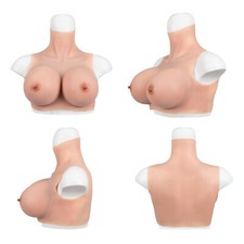 Silicone Breastplates Breast Forms Fake Boobs G Cup For Crossdresser Drag Queen