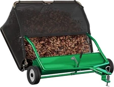 42" Tow Behind Lawn Sweeper Leaf Collector for Grass Lawn 18.55 cu. ft Capacity
