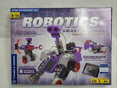 #ad STEM Robotics Smart Machines Rovers amp; Vehicles Thames amp; Kosmos Toy Kit open box $70.00
