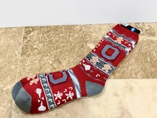 For Bare Feet Socks Ohio State Ugly Christmas Socks Size Large 10-13 New