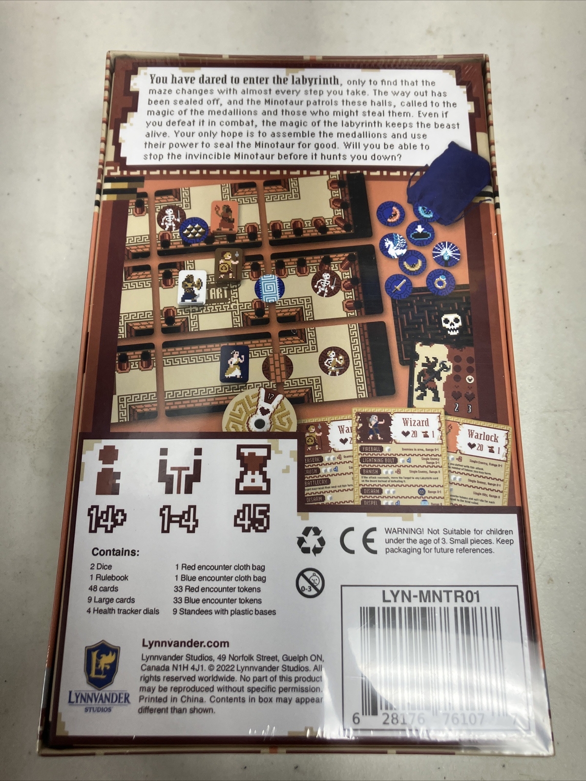 Minotaur Board Game By Lynnvander Studios New!