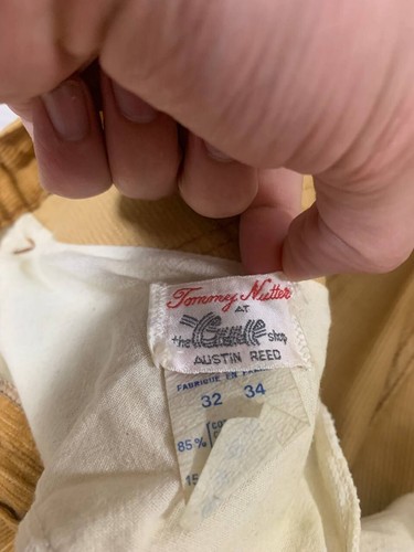 Vintage Tommy Nutter by Austin Reed 80s Made in France Brown Pants - Picture 6 of 13