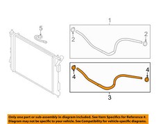 254202V700 NEW GENUINE HYUNDAI OEM OIL COOLING HOSE ASSEMBLY 13-15 Veloster