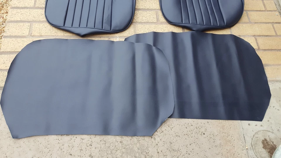 BMW E9 3.0CS 2800CS KIT DE ESTOFAMENTO BANCO DIANTEIRO VINIL ALEMÃO LINDO NOVO - Imagem 4 de 4