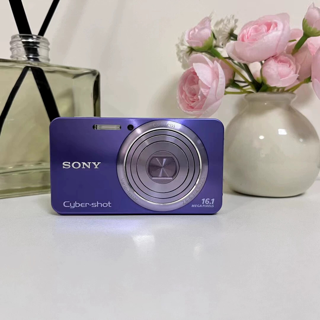 Sony Cyber-Shot DSC-W570 16.1MP Digital Camera w/5x Zoom Purple | eBay