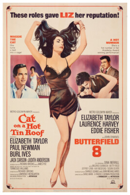 CAT ON A HOT TIN ROOF & BUTTERFIELD 8   11''X17''-12''X18'' BUY ANY 2 GET ANY 1 FREE