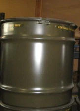 Metal 30 Gallon Green Open Top Lid, Head Drums Barrel Gasket and Bolt It's Heavy