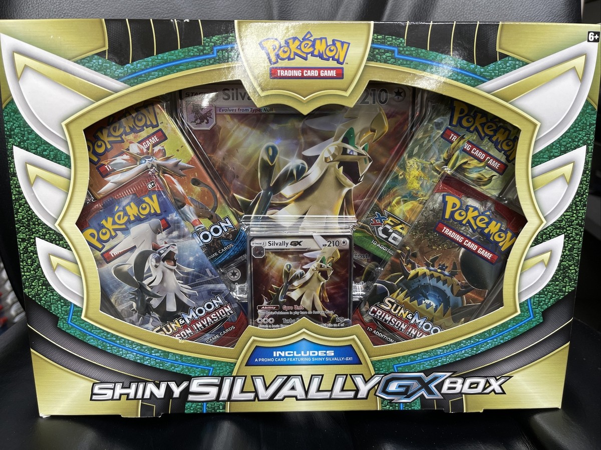 Pokemon Shiny Silvally-GX Box- 4 Booster Packs, Sealed Box