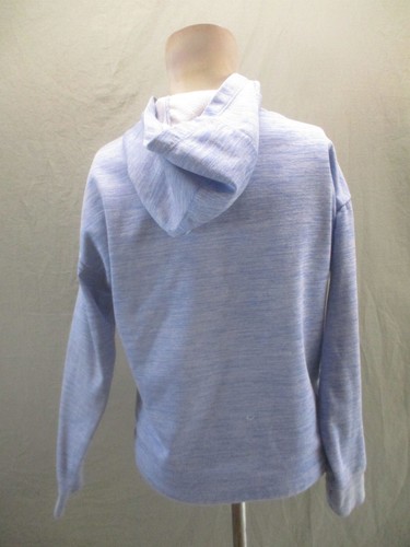 NIKE DRI-FIT Size L Kids Unisex Blue Fleece Lined Running Athletic Hoodie 631 - Picture 4 of 9