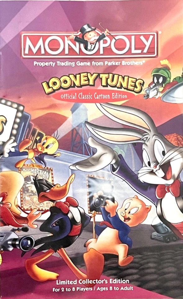 Monopoly Looney Tunes Juego Clásico Piezas de Repuesto Peones, Cartas, ¡Más Recogida! Foto 2 de 4