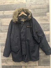 Men's Nickelson Hooded W/Proof Coat, Size L, Many Pockets, Excellent Condition.