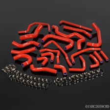 Fit For Toyota MR2 Turbo 2.0L 3SGTE Rev2 LHD 1991 Silicone Ancillary Hose Red