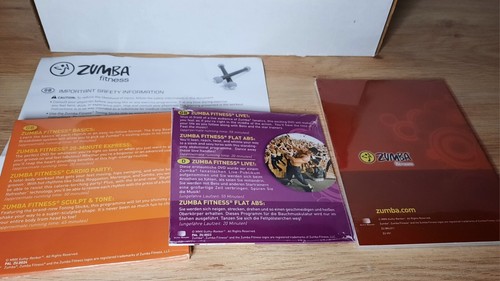 Zumba Fitness Bundle DVDS, Toning Sticks Body Weights, Hip Hop Abs & J Michael's - Picture 6 of 12