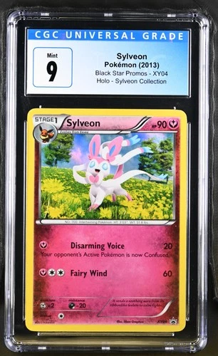 SYLVEON XY04 COLLECTION BLACK STAR PROMOS POKEMON CGC 9 MINT (New Label 9.5)
