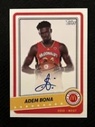 2022 Topps Chrome McDonald's All American Adem Bona #PA-ABO Gameday Paper Auto
