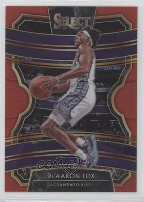 2019-20 Panini Select Concourse Red Prizm 11/199 De'Aaron Fox #20 uk2