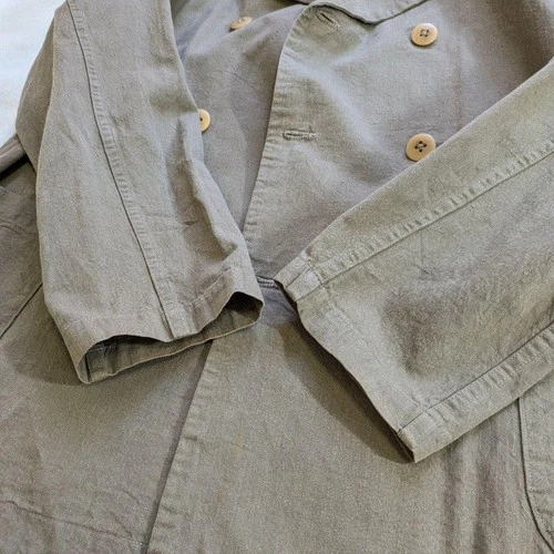 45R / 45rpm Cotton Jacket Collared Double-Breasted Patch Pockets Excellent image 7