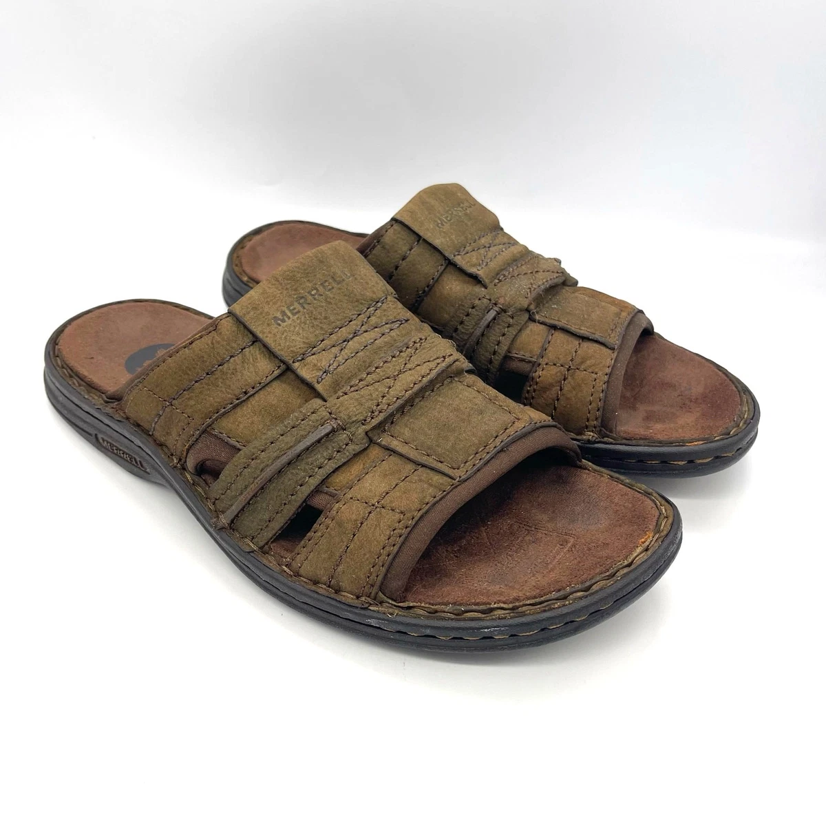 Merrell Leather Upper Slide Sandals for Men for sale | eBay