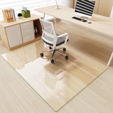 Tempered Glass 46" X 60" Glass Office Chair Mat for Carpet