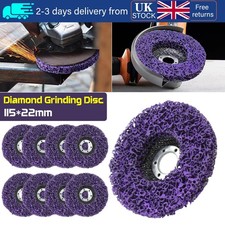 10-50PCS 115mm Poly Strip Wheel Discs Paint Rust Remove Abrasive Angle Grinder