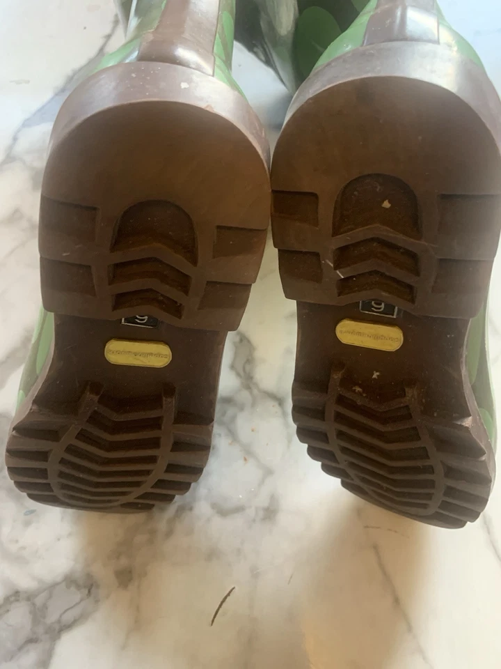 Bota de Lluvia CAPELLI NEW YORK Lunares-Talla 9-Kelly Verde/Marrón Foto 4 de 4