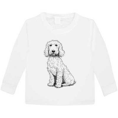 Kinder Langarmshirt ''Golden Doodle Dog Sitting'' (KL051573)