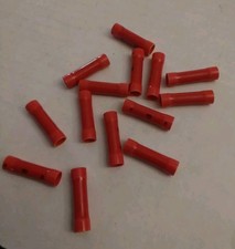 BUTT CONNECTOR TERMINAL 8 AWG VINYL INSULATED RED 25/BAG