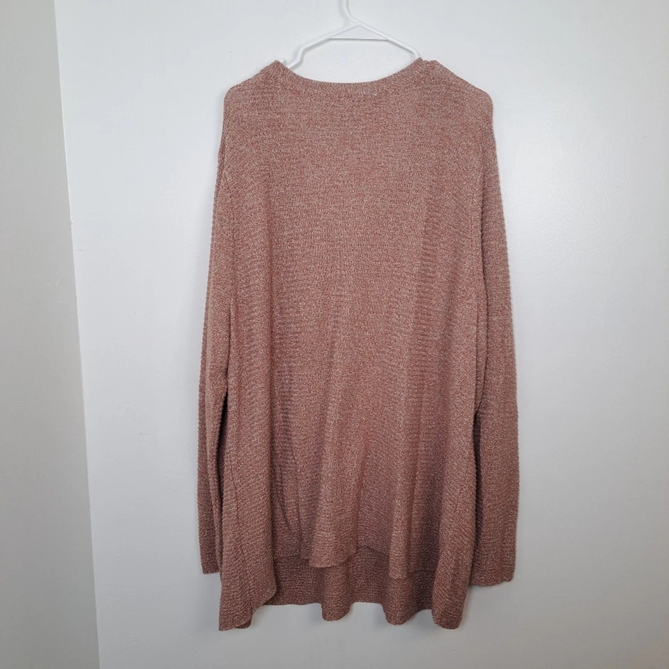 Suéter Catherines Naranja Metálico Tejido Con Cordones Escote Armario Grapa Talla 3X Foto 3 de 4