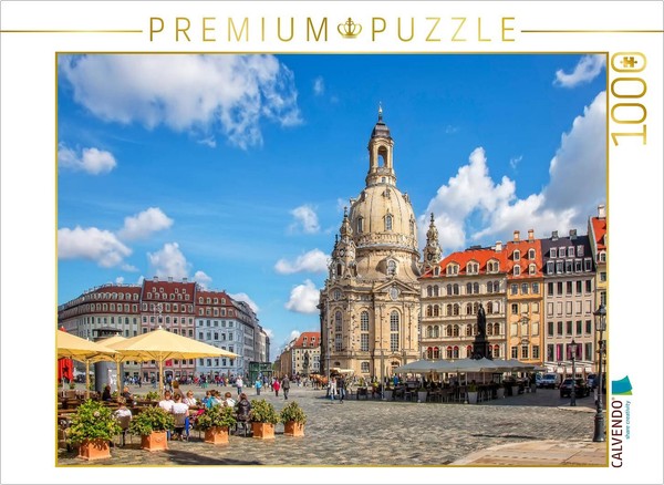 Calvendo Puzzle Saxony, Frauenkirche In Dresden | 1000 Pieces, Finished Size 25.-image