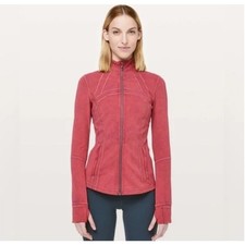 Lululemon Define Jacket Garment Dye Washed Misty Merlot Size 12