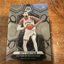 2023-24 Panini Mosaic - Victor Wembanyama RC Rookie Card CITY EDITION BASE #282!