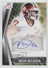 2022 SAGE Low Series Auto Black Micah McFadden #A-MM2 Auto 0nr3