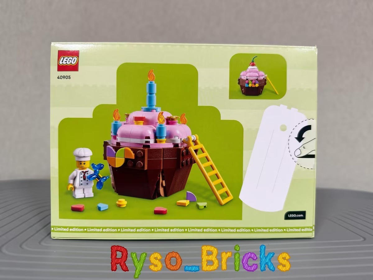 RUN IS… LEGO 40905 Birthday Cupcake — Brand New, Factory Sealed | eBay