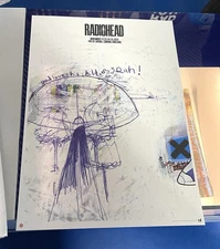 Radiohead OFFICIAL MERCH LONDON EVENT POSTER O2 Arena UK Nov 21-25 ‘25 PROOF