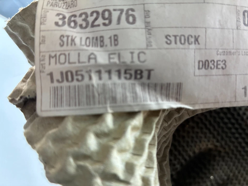 ORIGINALE 1 Molla Posteriore Dx/SX Argento/Viola 1J0511115BT AUDI A3 1997-2003 - Immagine 3 di 4