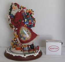 Bradford Exchange Santas Timeless Disney Treasures Light Motion Express Figurine