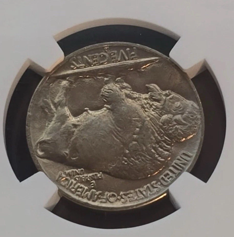 1936-D 5C BUFFALO NICKEL BU MS NGC MS65 CX45 PRISTINE+ GEM - Image 3 of 4