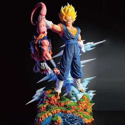 Dragon Ball Z 13in Super Saiyan Vegito vs Majin Buu PVC GK Statue Model