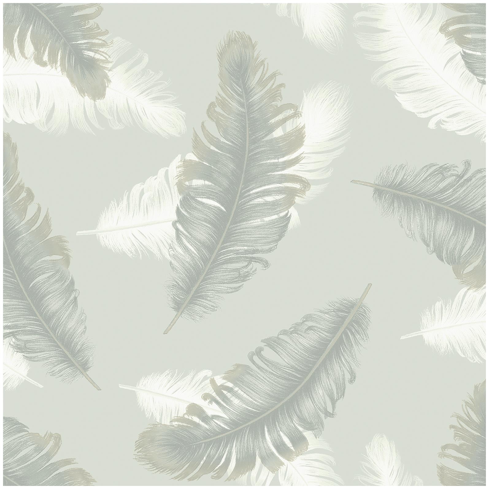 Belgravia Décor Belgravia Decor Feather Sage And Cream Wallpaper - Image 2