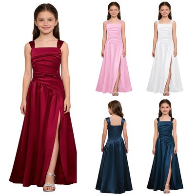 Mädchen Prinzessin Party Kleid Ballkleid Hochzeitsjungfer Abschlussball Kleider